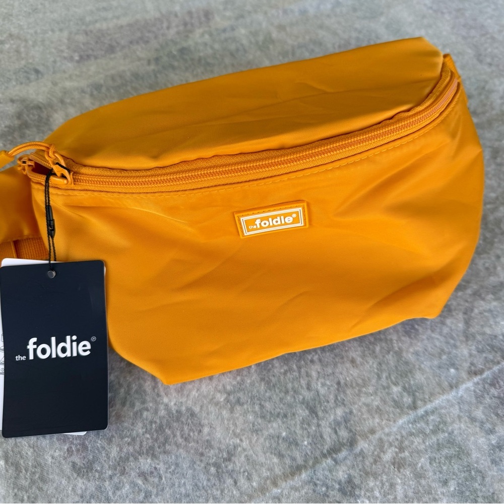 The Foldie Mustard Yellow Crossbody Belt Bag